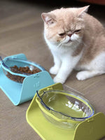 1pcs 15 Degree Adjustable Pet Feeder Bowl Dog Cat Adjustable