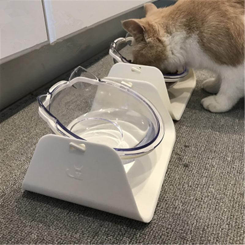 1pcs 15 Degree Adjustable Pet Feeder Bowl Dog Cat Adjustable