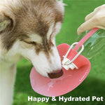 Dog Water Bottle for Walking, Portable with Drinking Cup Bowl Outdoor Hiking, Travel