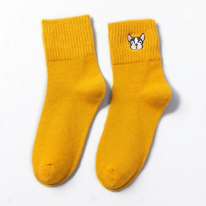 New Cute Cartoon Dog Cotton Women Socks Fashion